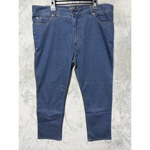 Rohan Straight Jeans Men's 42R Blue Denim Cotton Stretch Medium Wash‎ 5-Pocket